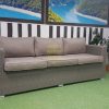 Фото - Плетеный диван из искусственного ротанга Louisiana mocco 3-х местный