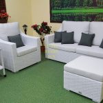 Фото-Мебель из ротанга Pegas lounge set white