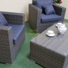 Фото-Садовая плетеная мебель Allegro natur&grey cafe set