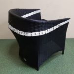 Asturias black 200 + 6 Обеденное кресло плетеное