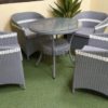 Asturias grey cafe set 4 Мебель для летннего кафе
