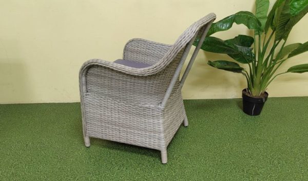 Modesto grey Кресло уличное из ротанга
