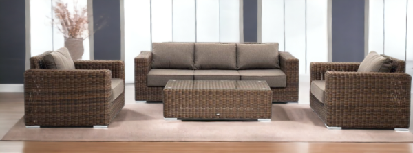 Aria Плетеная мебель из искусственного ротанга для отдыха, цвет коричневый