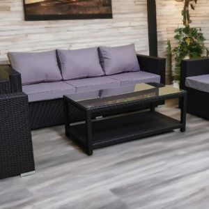 Плетеная мебель лаунж "Eldorado" ultra black